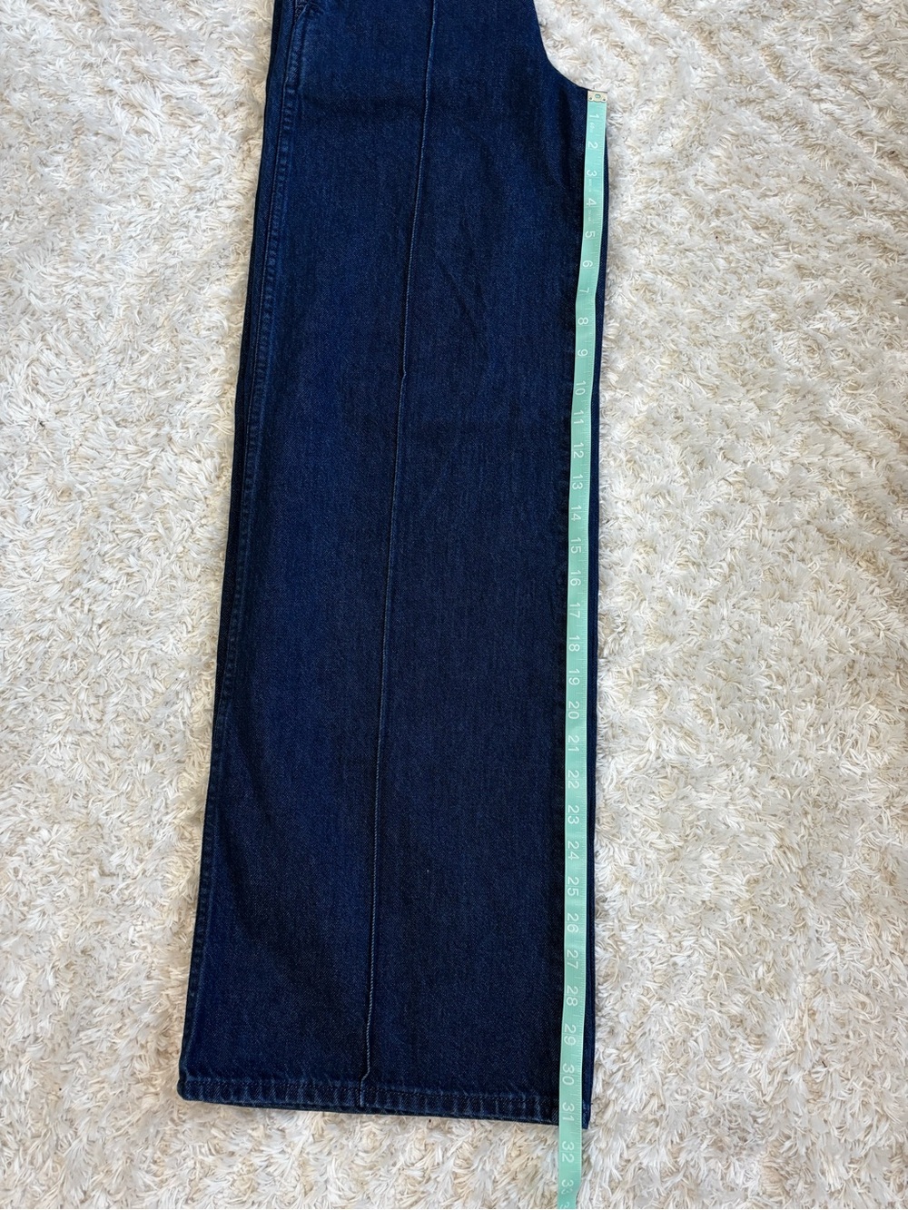 NWT Madewell Superwide-Leg Jeans Landrum Wash, Size 23 - Picture 6 of 6